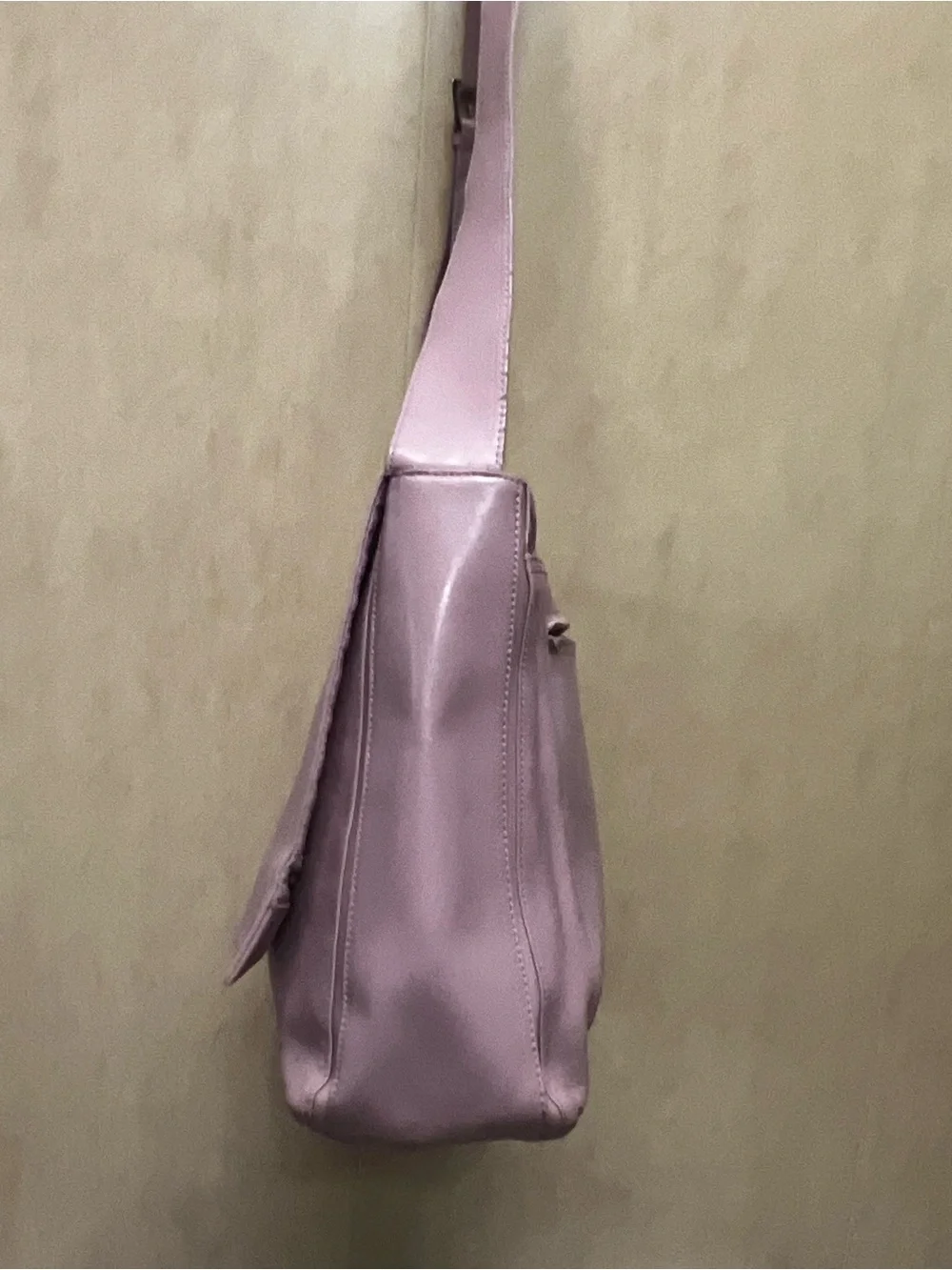Wilsons Leather Pink Carrying Briefcase Messenger Laptop School Bag VINTAGE Y2K
